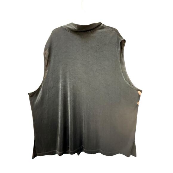 NWT Vikki V 4X‎ Slinky Knit Swing Vest Sleeveless Cardigan Travel Workwear Party - Picture 7 of 8